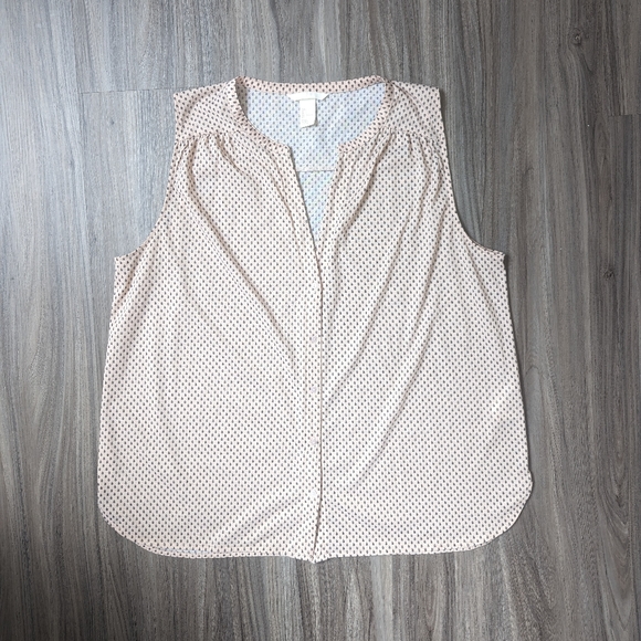 H&M-Light Pink-Sleeveless Blouse-Large - Picture 4 of 4